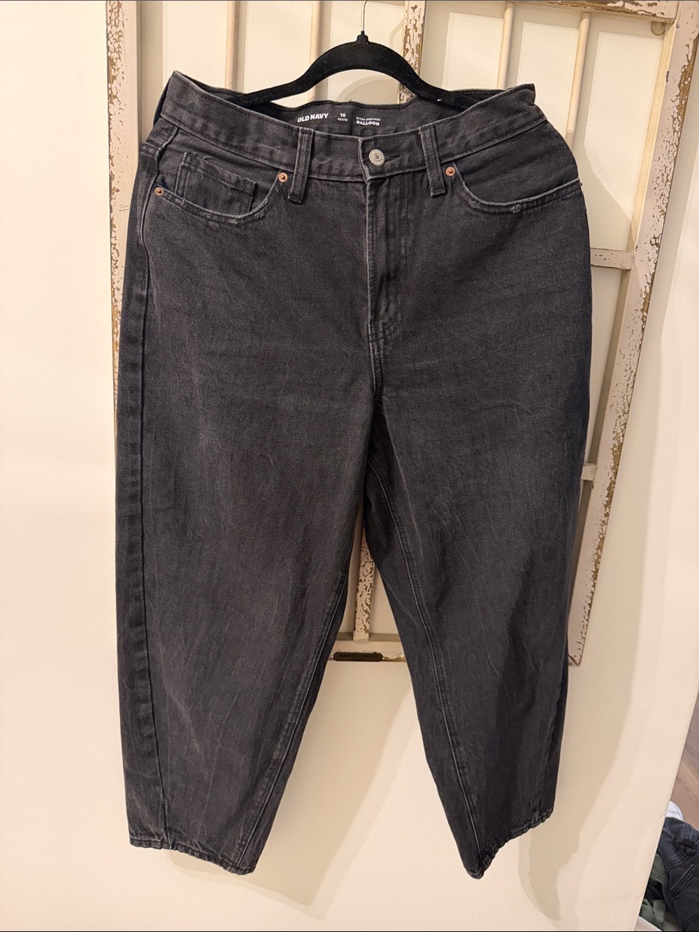 Old Navy Women's Charcoal Boyfriend Jeans